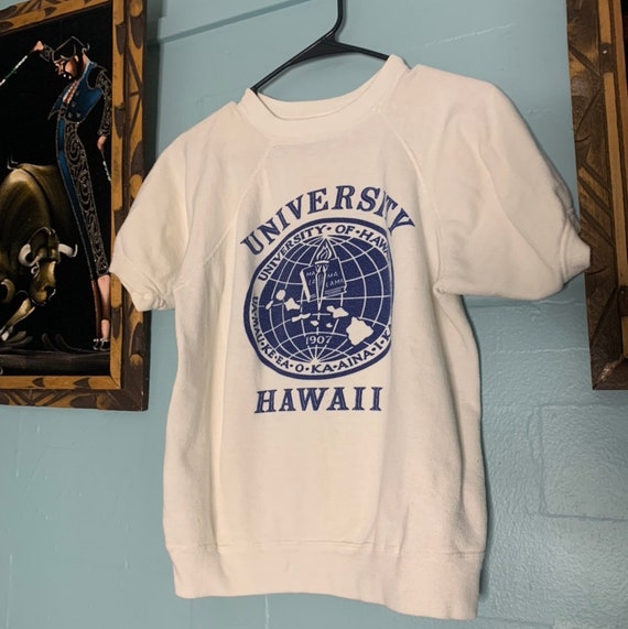 Vintage 60s University Hawaii Crewneck Sweatshirt
