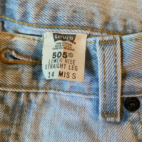 Vintage Levi’s 505 Distressed shorts Light Wash - image 3