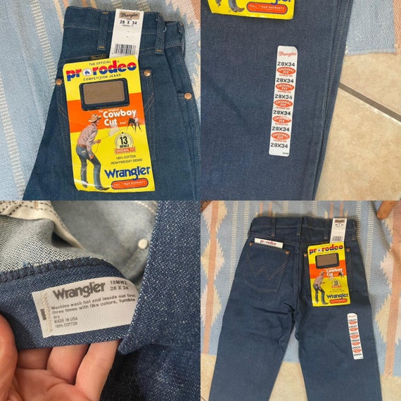 Vintage 80s Wrangler Prorodeo Cowboy Cut Jeans - Gem