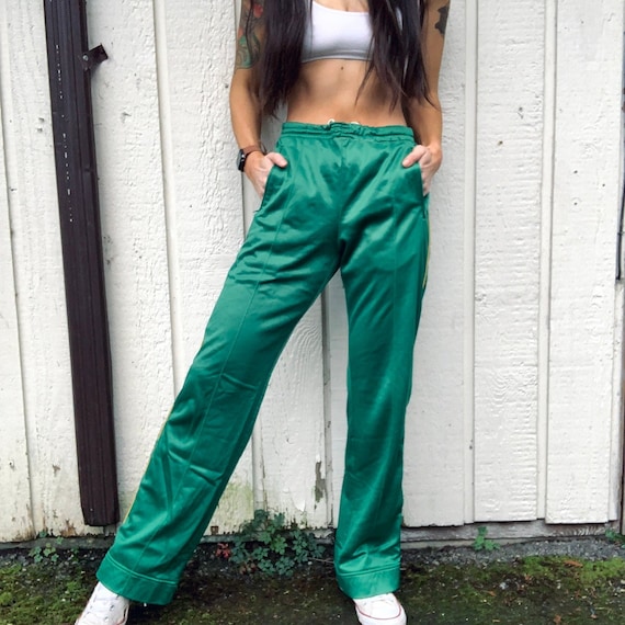70s Green Track pants