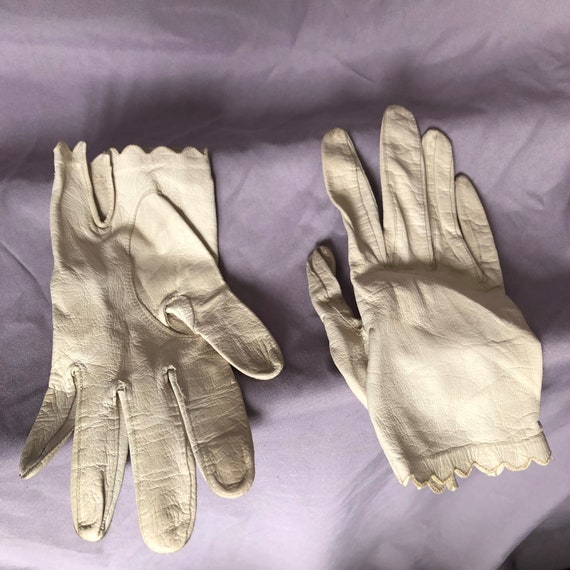 Vintage Kid Leather Gloves - image 3