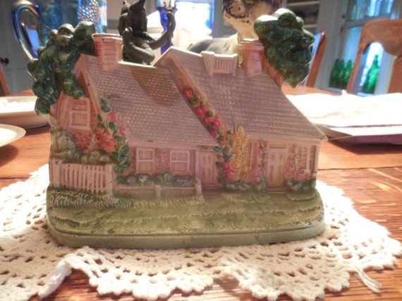 Antique Hubley Cast Iron Cape Cod Cottage Doorstop Etsy