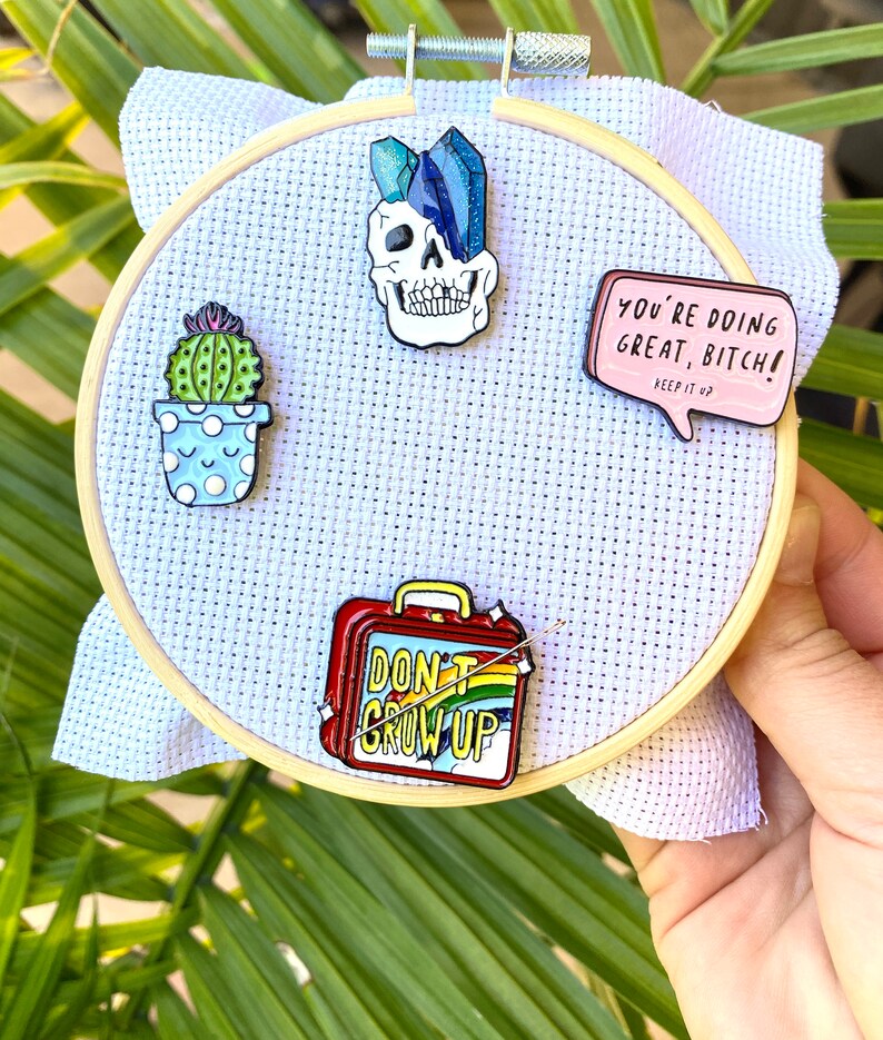 Magnetic Needle Minders for Cross Stitch and Embroidery | Etsy Australia