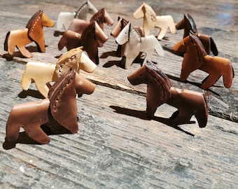 Horse keychain, toddler toys in different colours