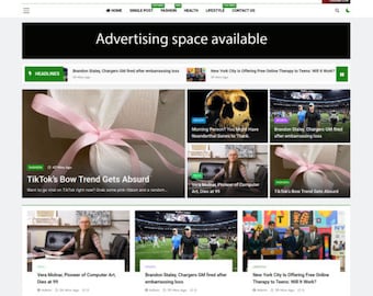 Fully-Automated News Website