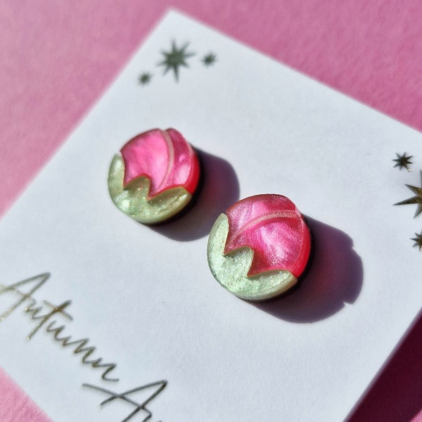 Mini Flower Bud Studs | Nature Studs | Spring Earrings | Summer Studs | Dainty Earrings | Florist Jewellery | Gift for Flower Lover