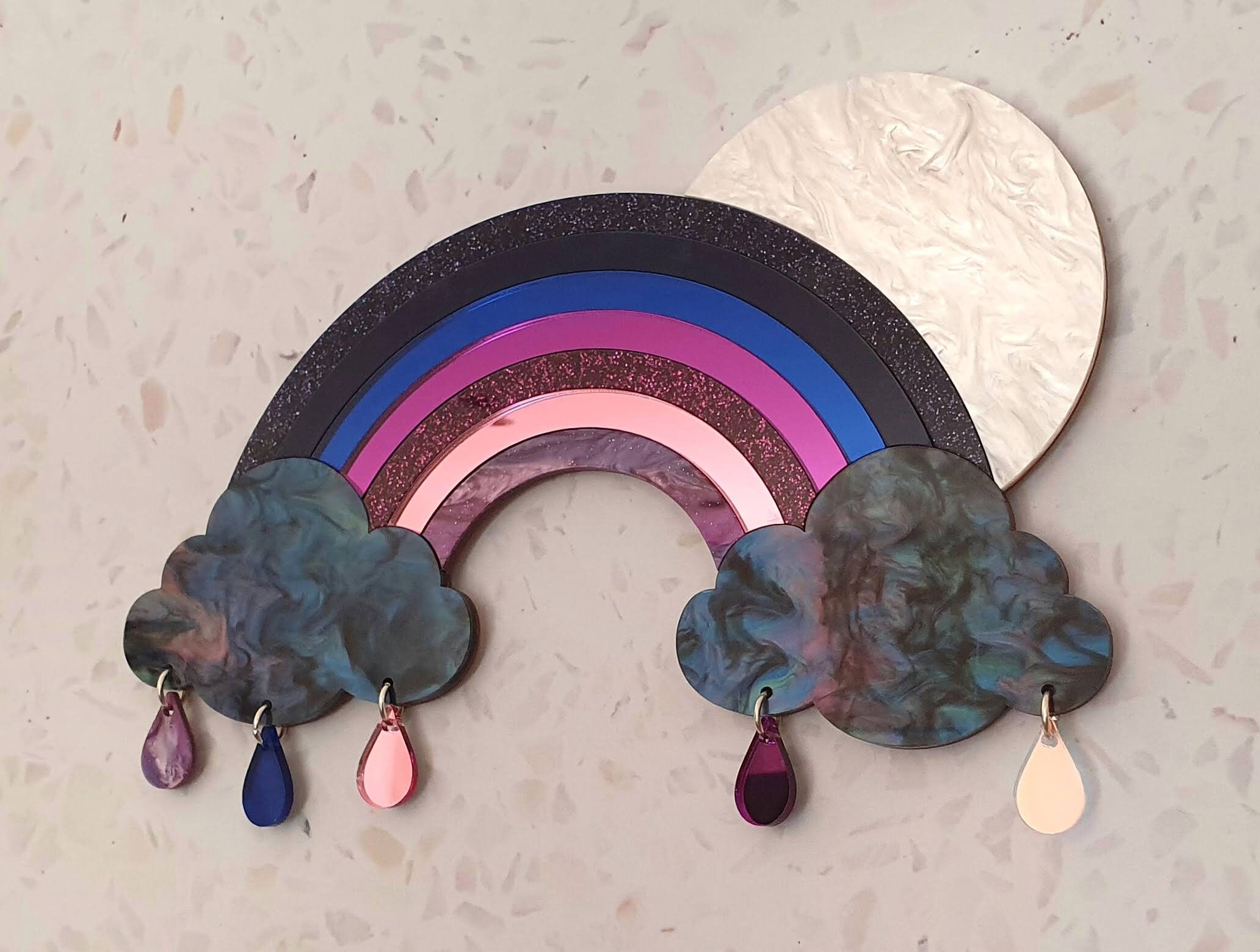 Art De Mur D'arc-En-Ciel