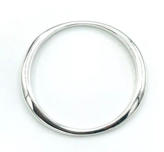 Vintage Solid 925 Sterling Silver Stacker Bangle … - image 4