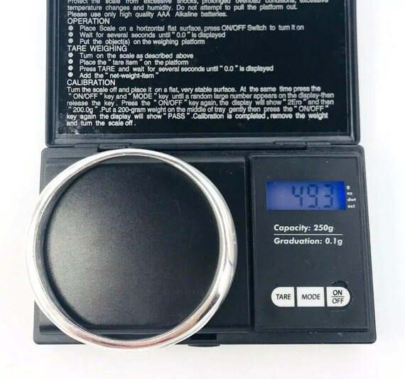 Vintage Solid 925 Sterling Silver Stacker Bangle … - image 6