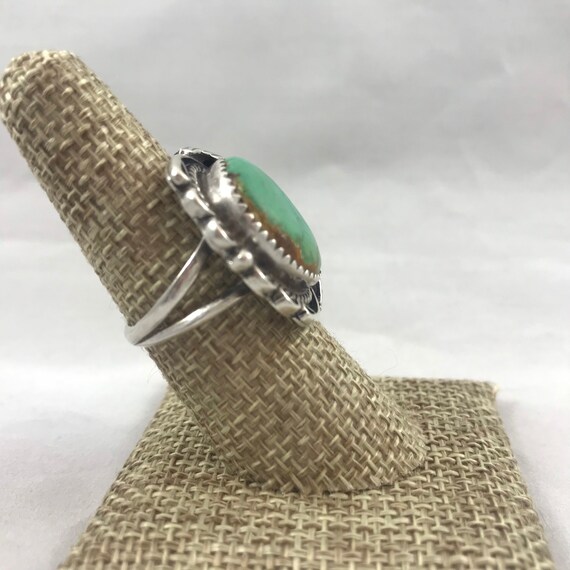 Turquoise and Sterling Silver Ring - image 3