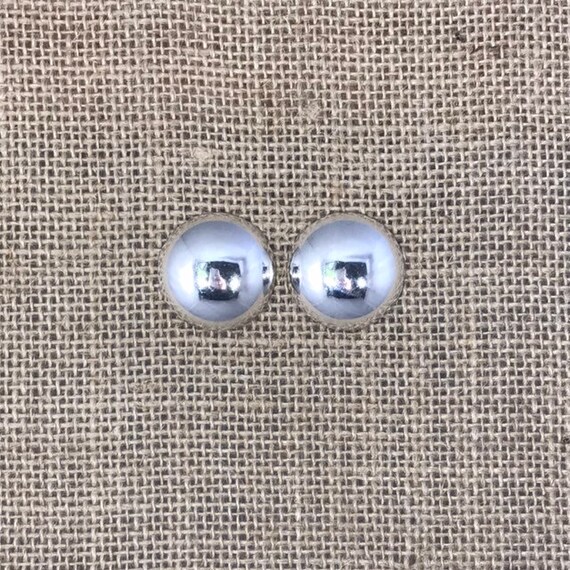 Sterling Silver Domed Studs - image 1