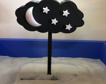 Sternennacht Wolke Miniatur Sandkasten