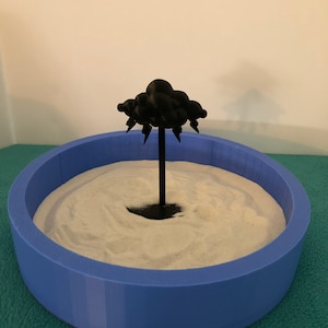 Lightning Storm Cloud Sandtray Miniature