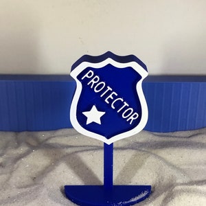 Sandtray Miniature Sign &quot;PROTECTOR&quot;
