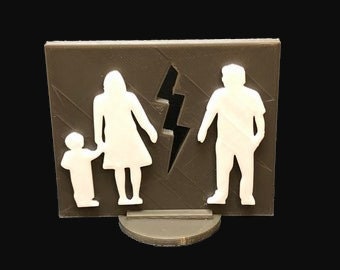 Broken Family Miniature for Sandtray