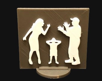 Arguing Parents Miniature for Sandtray