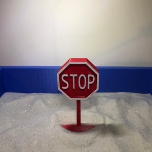 Sandtray Miniature Sign &quot;STOP&quot;