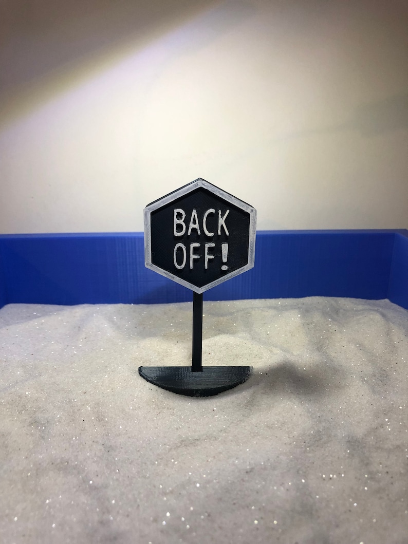 Sandtray Miniature Sign