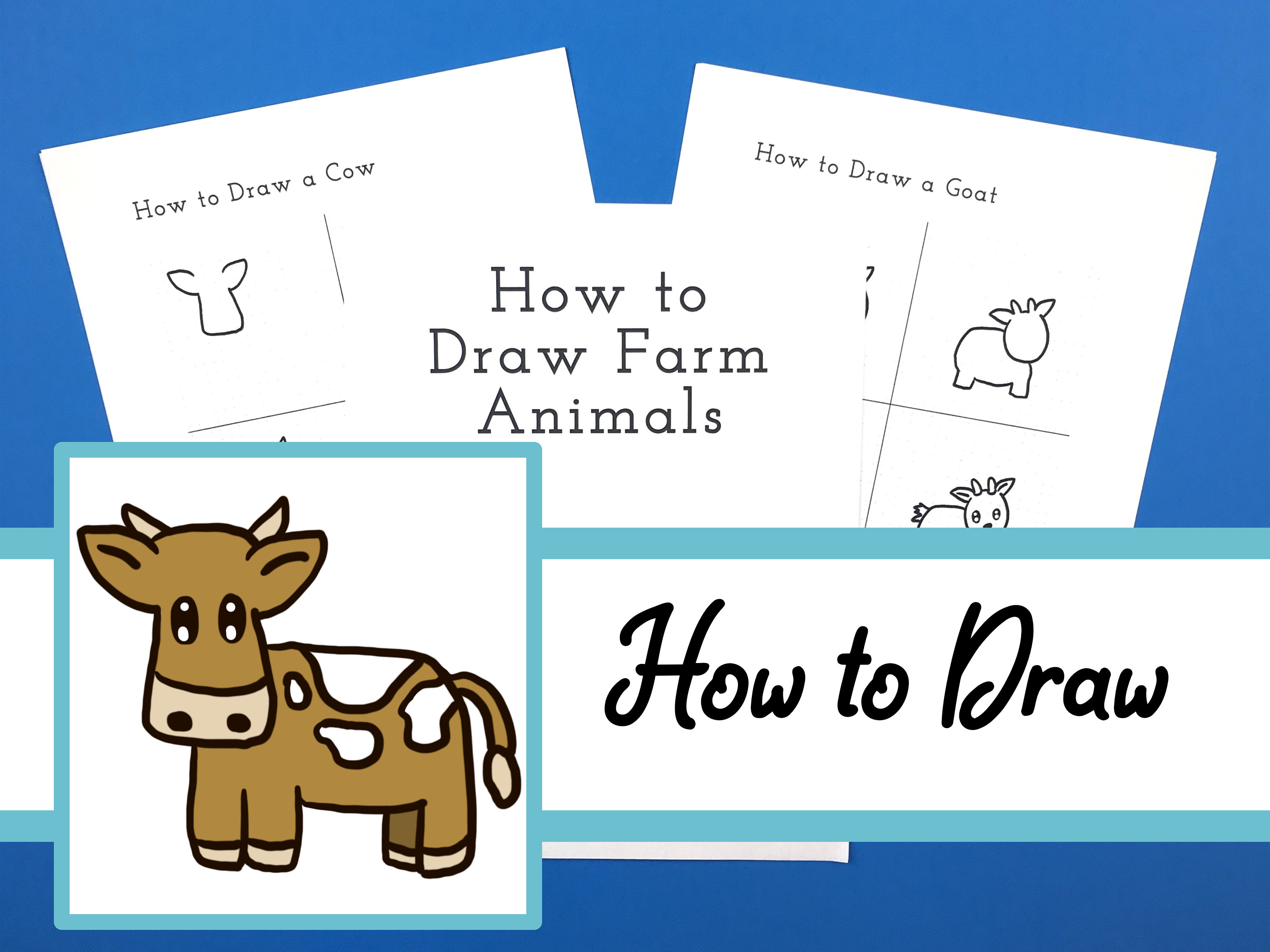 how to draw farm animals Archives - Easy Peasy and Fun