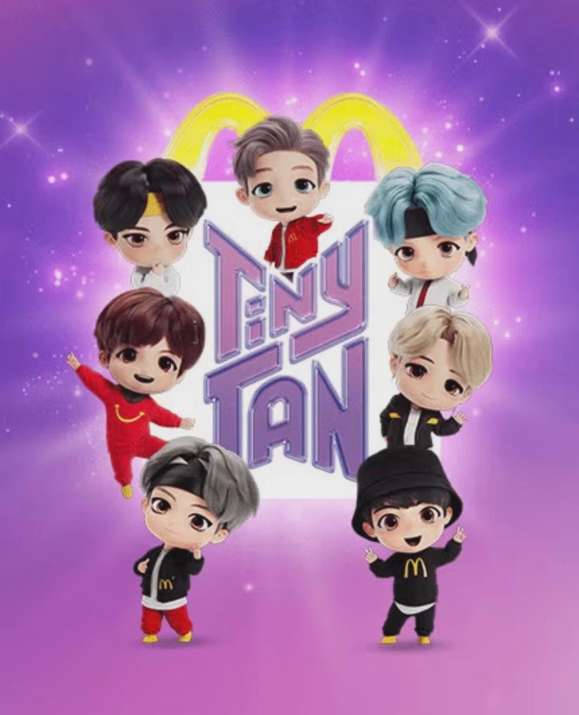 BTS ★ マクドナルド ★ TinyTAN McDonald's Tinytan x BTS 2025 Happy Meal Toys Jin #2