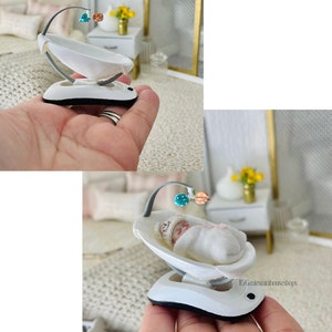 1:12 Scale Miniature Baby Swing for dollhouse