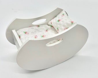 crescent moon doll crib