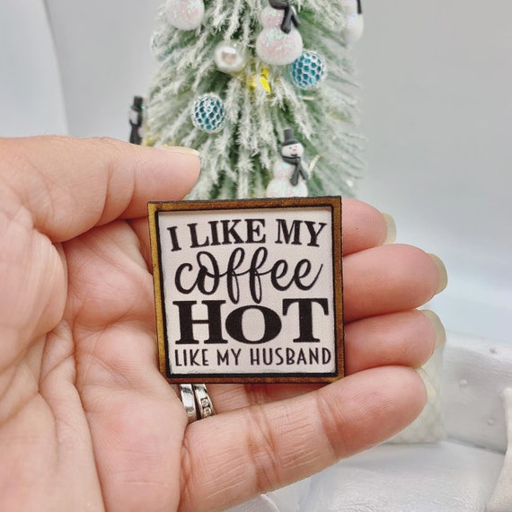 'Coffee'   Sign DOLLHOUSE 1:12 scale Miniature