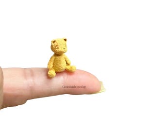 1/12 Scale Miniature Bear for Dollhouse