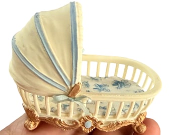 1/6 and fits 1/12 Scale Bassinet for dollhouse