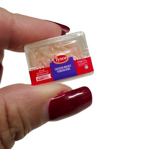 1/12 Scale Dollhouse  Chicken Tenderloins  Pack