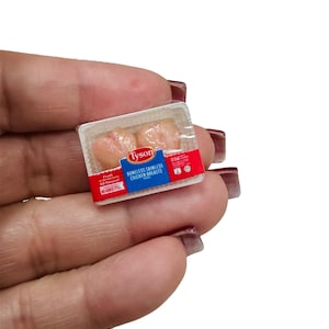 1/12 Scale Dollhouse Chicken Breast Pack