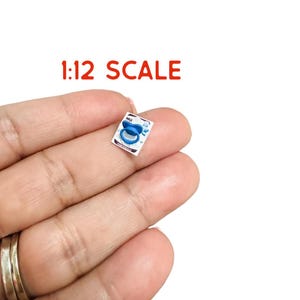 Miniature Blue Pacifier for Dollhouse 1/12 scale