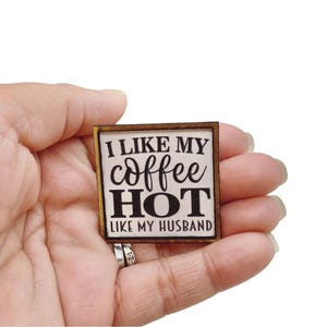 1:12 Scale Miniature Coffee Sign for dollhouse gift