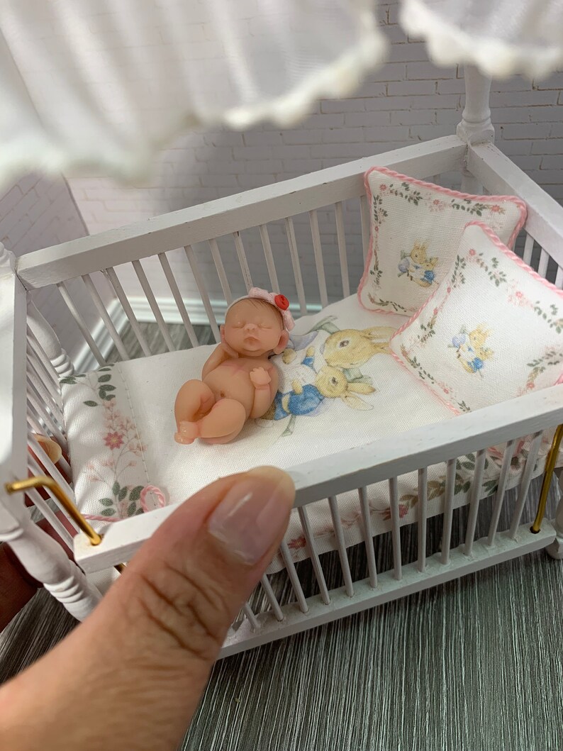 Miniature Adorable 3 Pc Peter Rabbit Beatrix Potter Crib Etsy