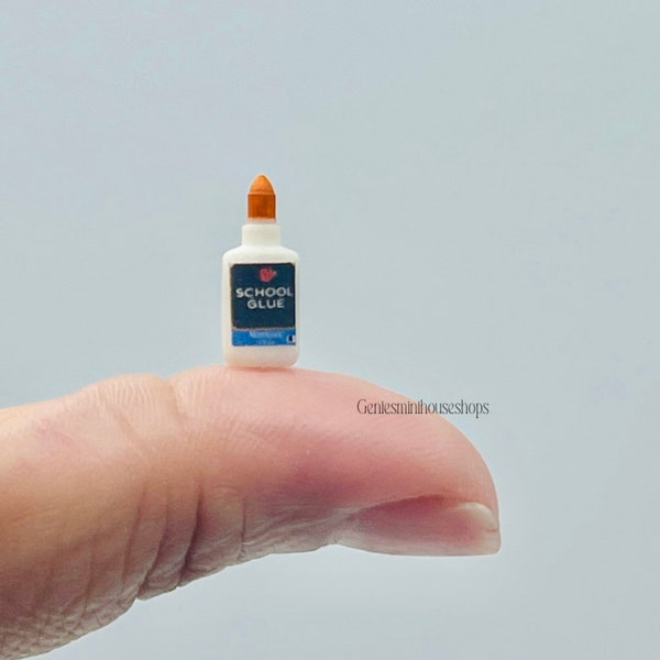 1/12 Scale Miniature School Glue for dollhouse