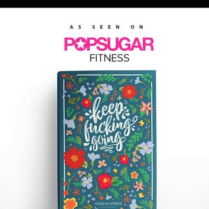 Personalized Keep Fucking Going Food & Fitness Journal | Made In USA | Food Journal, Food Diary, Meal Planner, Fitness Planner, Workout Log