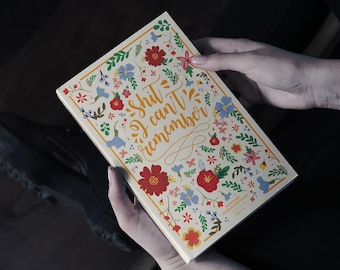Florales Passwortbuch, Adressbuch, Logbuch, Journal