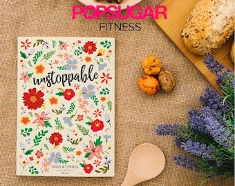 Floral Food and Fitness Journal | Meal and Workout Planner