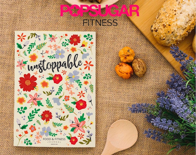 Floral Food and Fitness Journal | Meal and Workout Planner