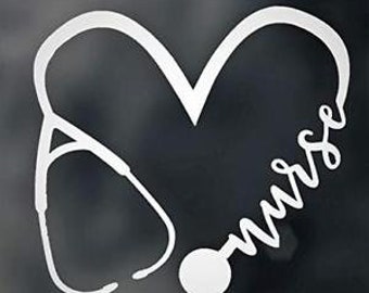 Nurse Inside Home Decor Car Truck Window Decal Sticker