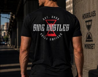 Hourglass Graphic T-Shirt, Black Entrepreneur Streetwear Tee