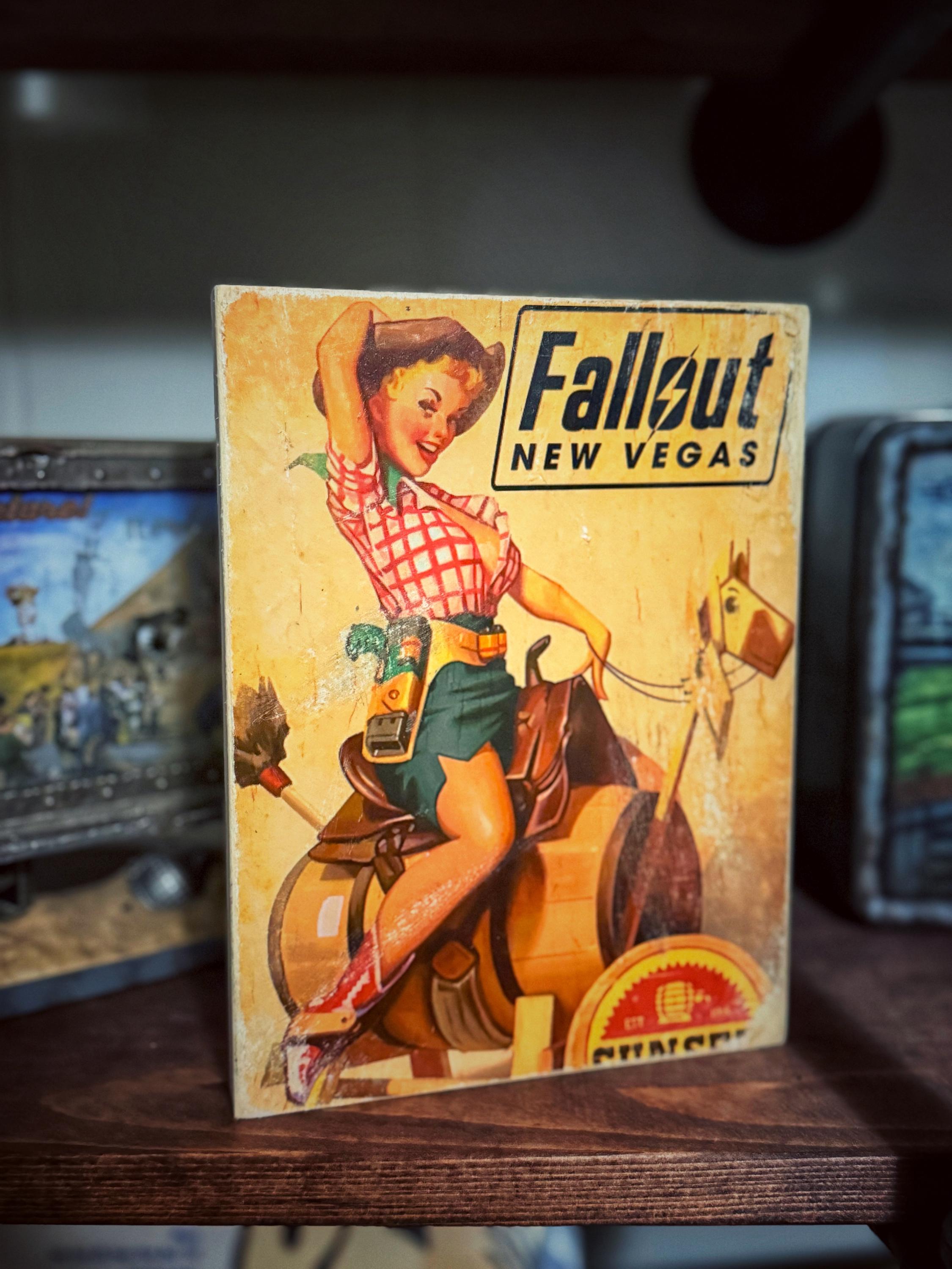 Fallout New Vegas Advertisement Wall/shelf Display - Etsy