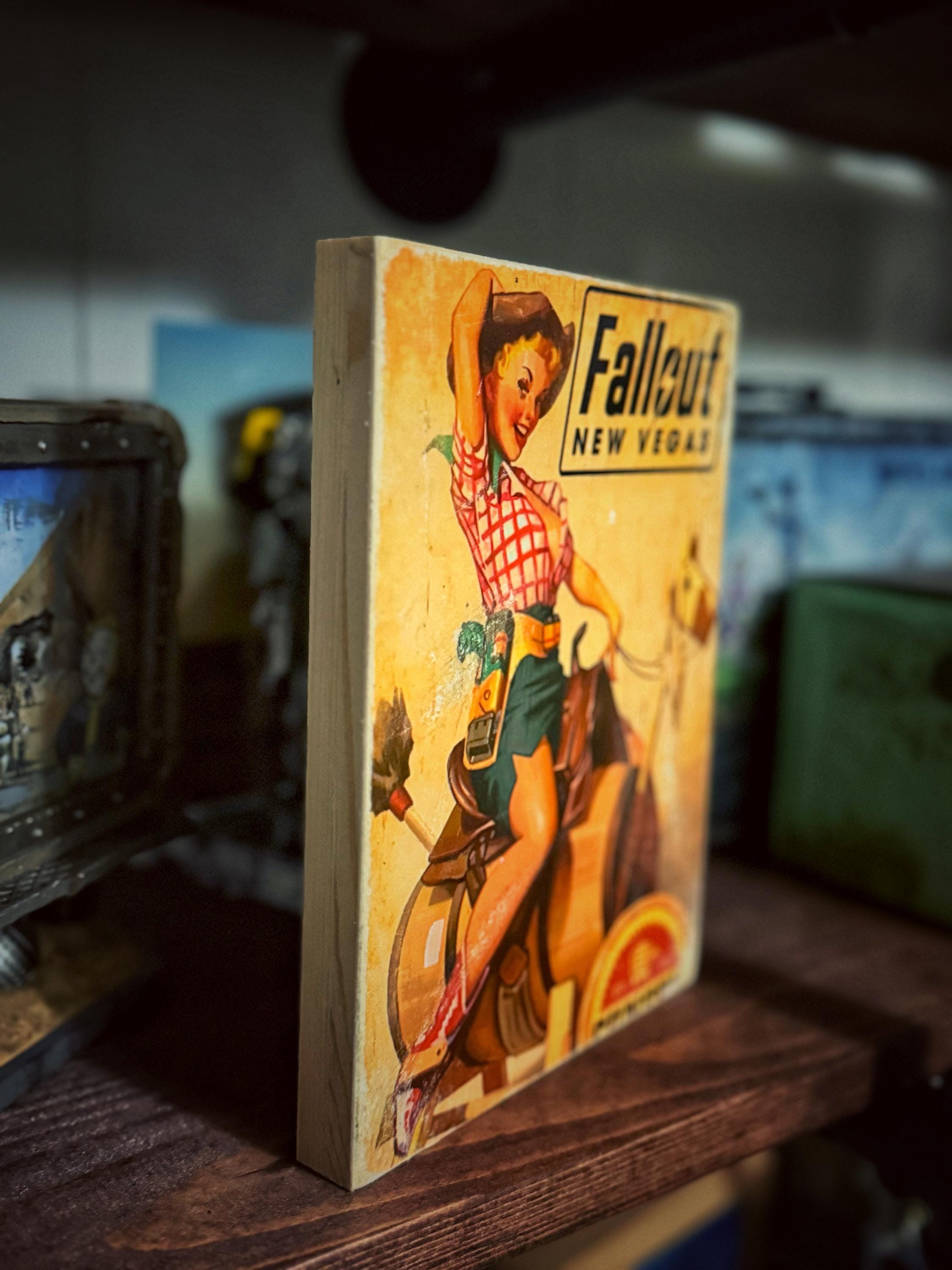 Fallout New Vegas Advertisement Wall/shelf Display - Etsy