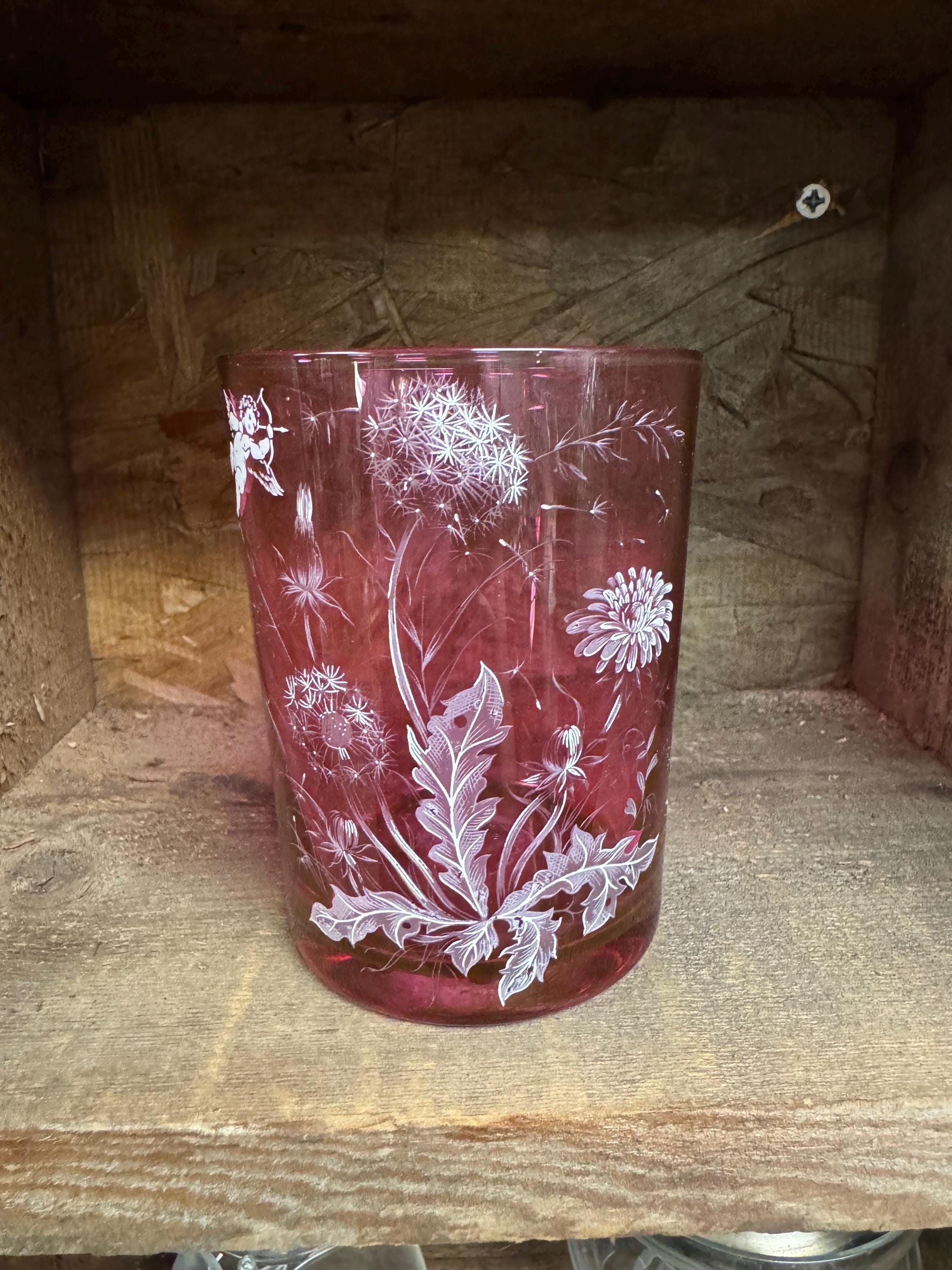 Mary gregory glass - Etsy 日本
