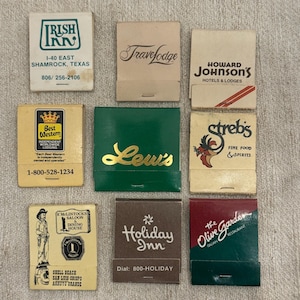 Lot of Vintage Matches - Vintage Matches Souvenir Matches