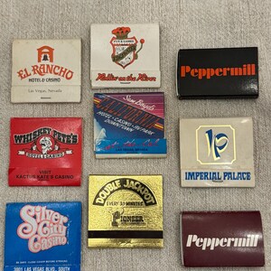 Lot of Vintage Matches - Vintage Matches Souvenir Matches - Casino Matches