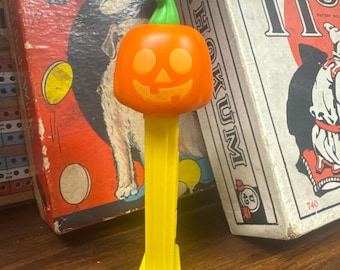 Dispensador Pez de Halloween - Dispensador Pez vintage - Juguetes vintage - Colección Pez - Pez de calabaza de Halloween - Pez 2018 - Coleccionable