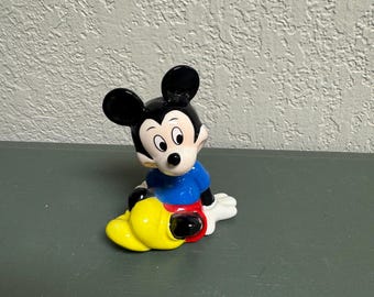 Figura vintage di Topolino in ceramica – Disney Taiwan Collectible