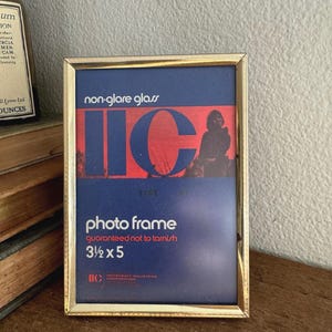 Brass Picture Frame - Vintage Frame- Brass Frame Gold Frame- Antique Frame - Picture Frame Photo Frames - Small Frame - Old Frames