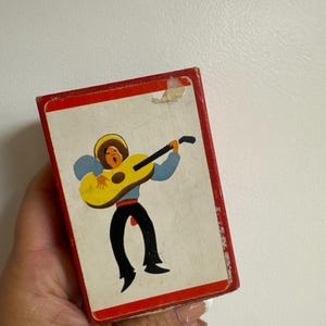 Baraja de cartas antigua - Naipes - Naipes antiguos - Naipes de músicos - Naipes mexicanos - Naipes sin abrir